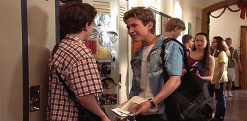 Jonathan Taylor Thomas and Blair Slater in I'll Be Home for Christmas