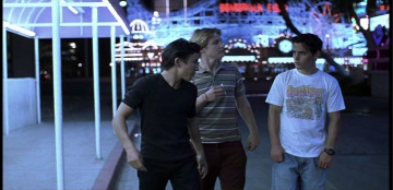 Screen capture from the 1999 movie Speedway Junky
