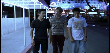 Screen capture from the 1999 movie Speedway Junky
