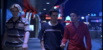 Screen capture from the 1999 movie Speedway Junky