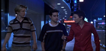 Screen capture from the 1999 movie Speedway Junky