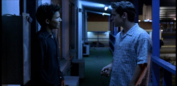 Screen capture from the 1999 movie Speedway Junky