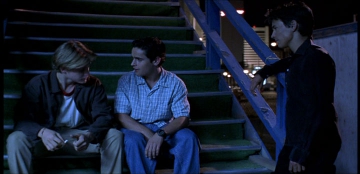 Screen capture from the 1999 movie Speedway Junky