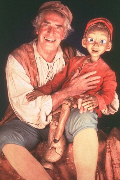 Martin Landau as Gepetto in The Adventures of Pinocchio - Promotional Picture