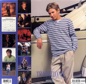 1998 Jonathan Taylor Thomas Calendar - Back Cover