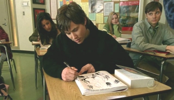 Screen captures from Veronica Mars episode titled Weapons of Class Destruction
