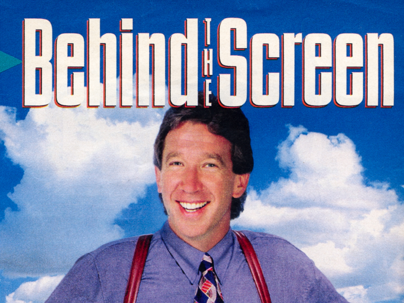 Behind the Screen cover featuring Tim Allen