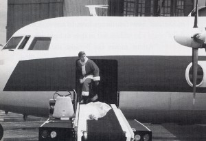 Jake (Jonathan Taylor Thomas) getting of the plane. Photo credit: Alan Markfield, (C) The Walt Disney Company