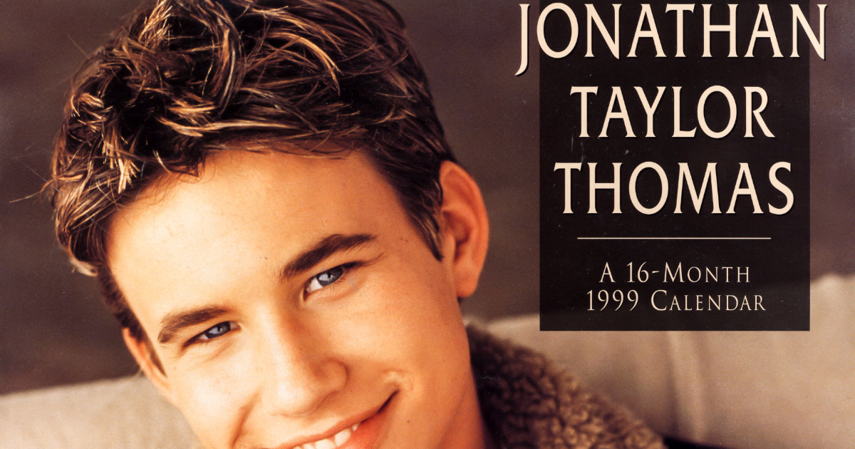 The Jonathan Taylor Thomas 16 Month 1999 Calendar